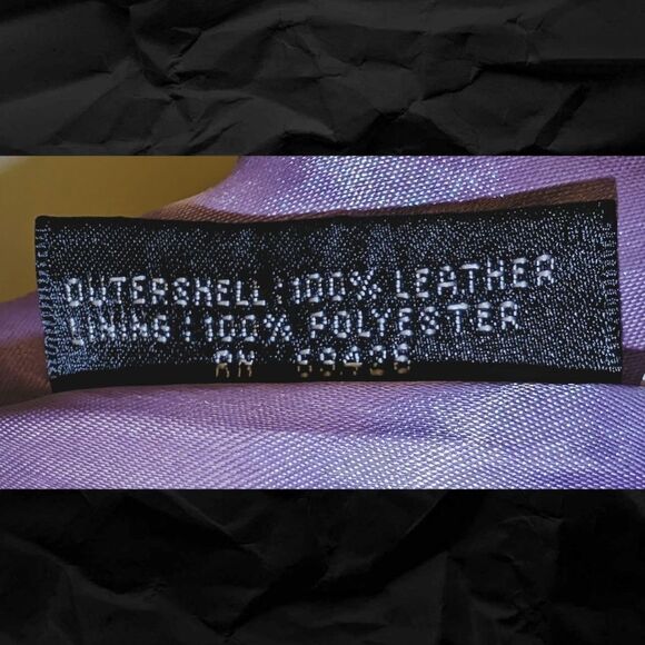 TR Vintage Wilson’s leather Pelle Studio Lavender Leather Skirt - EUC - Picture 6 of 9